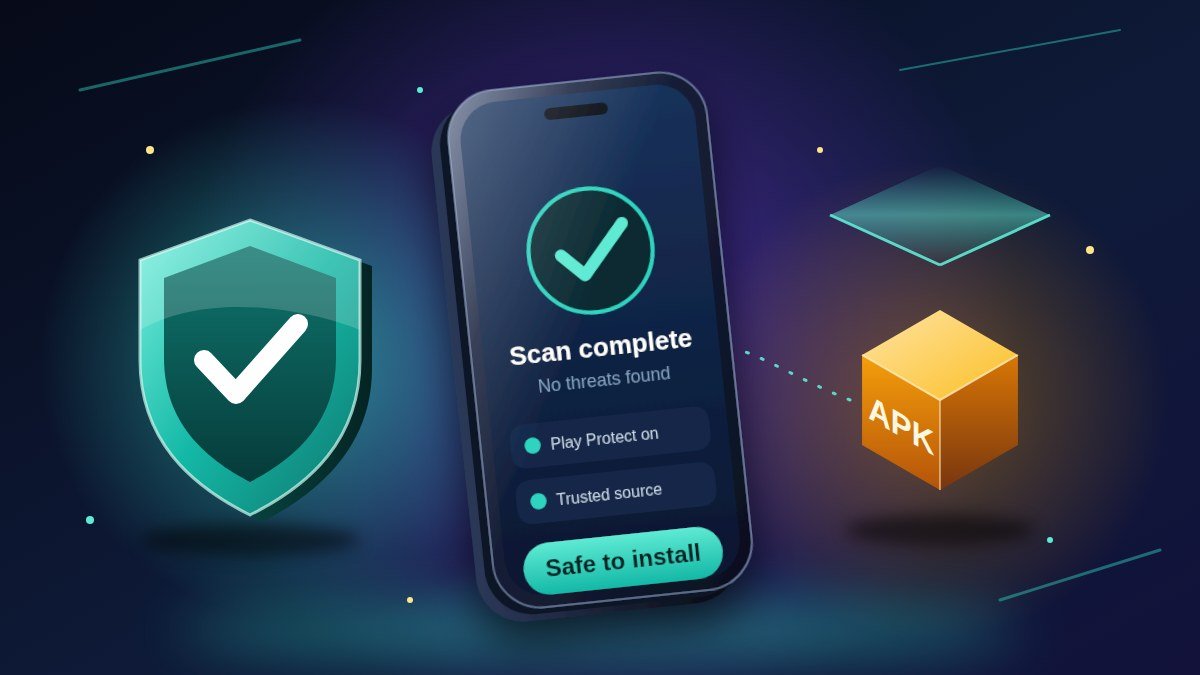 List of common APK security risks including malware, adware and fake apps